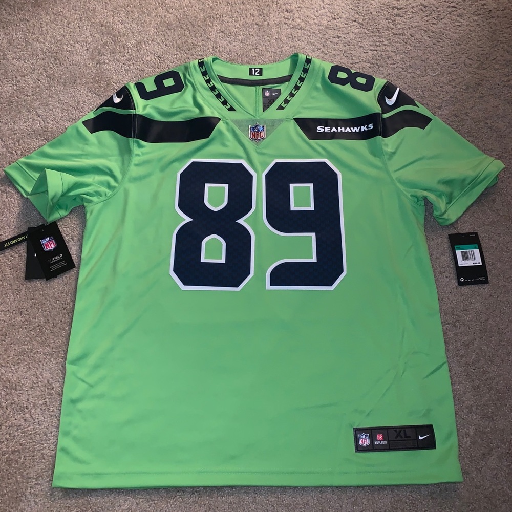 Doug Baldwin color rush stitched jersey Seahawks
